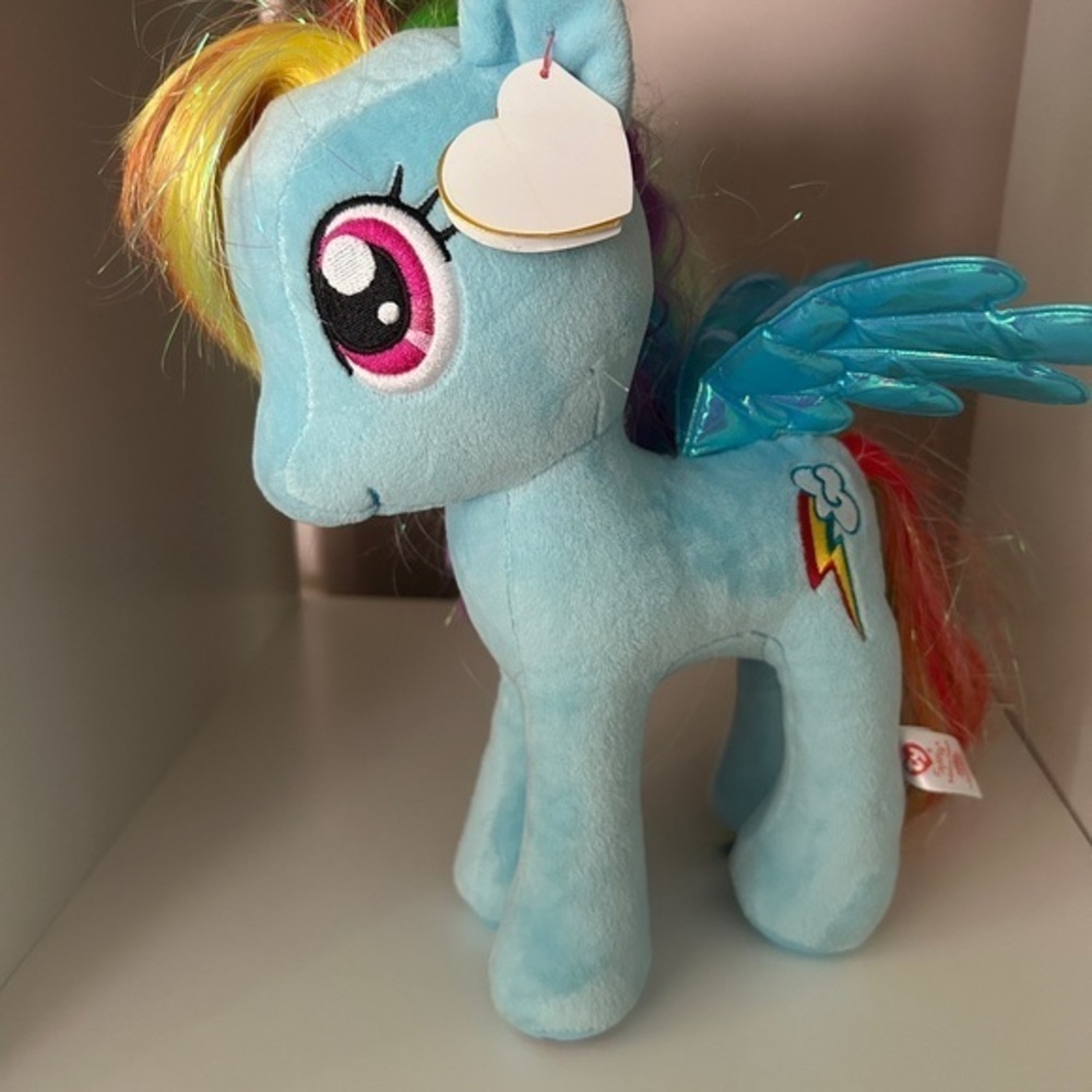 Hasbro Blue Plush with Colorful Mane